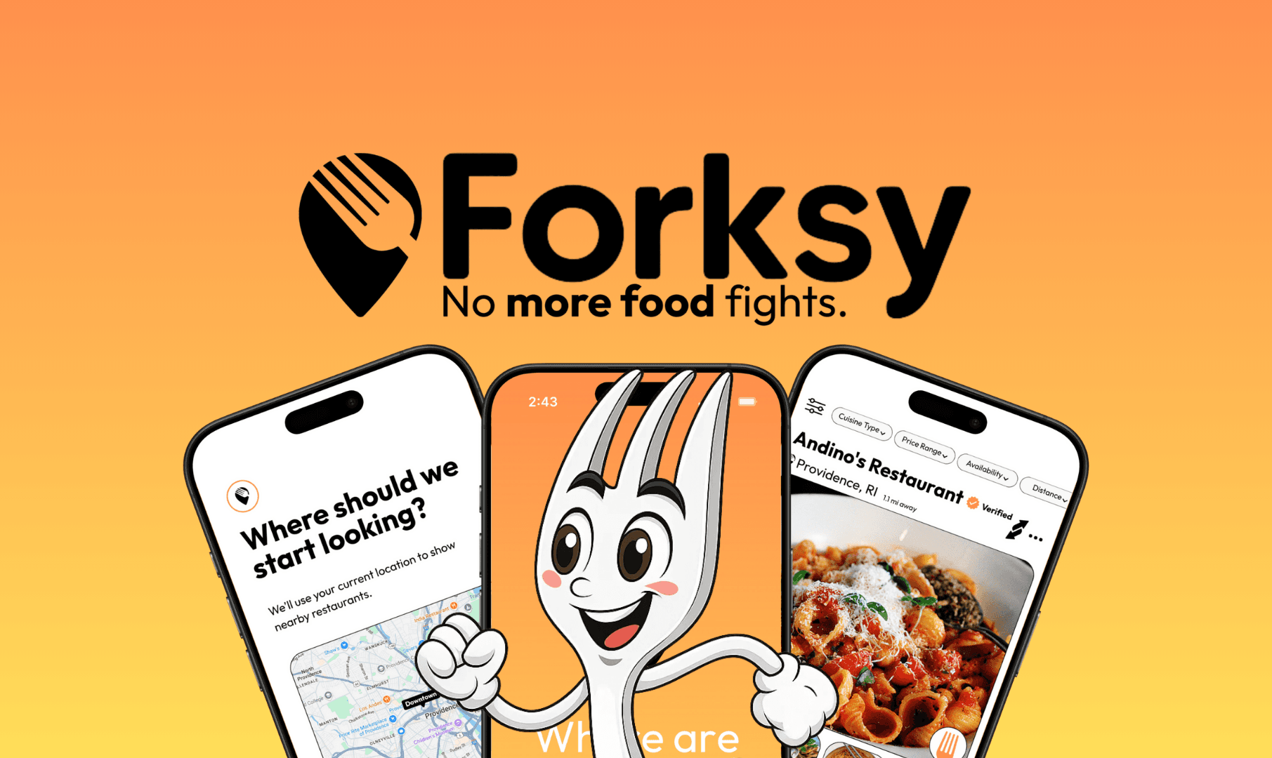 Forksy: Find Restaurants You'll Agree On