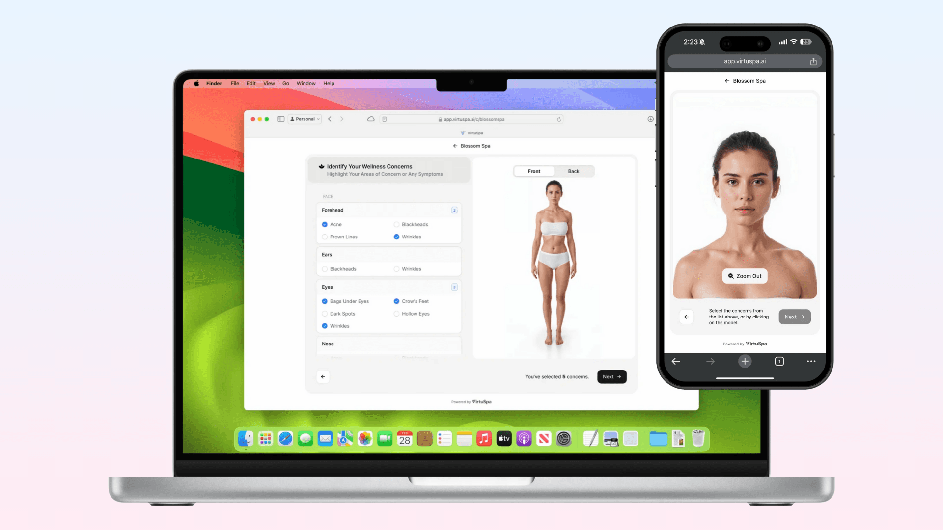 VirtuSpa aesthetic practice software